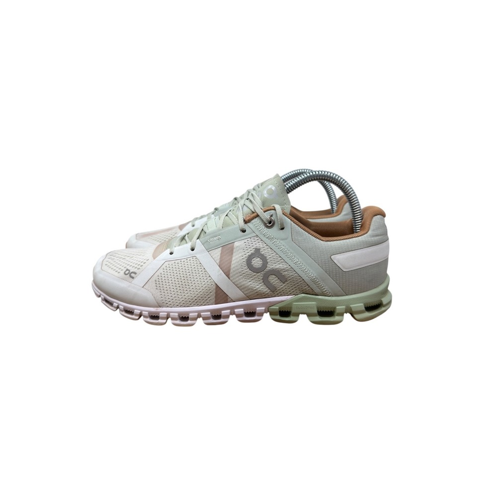 On Running Women's Sneakers in Light Sage, Cream & Tan - Picture 4 of 10